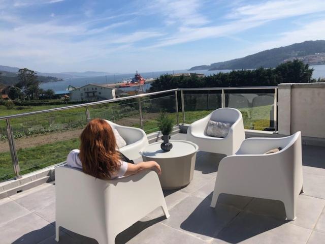 A Neida Casa Con Terraza Con Vistas Al Mar Villa Cee Exteriör bild
